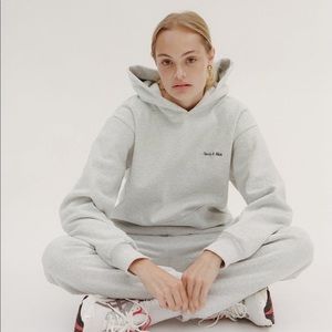 Grey sporty & rich hoodie